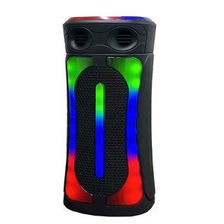 Cassa karaoke RGB bluetooth 60W rodio FM USB SD/TF ricaricabile