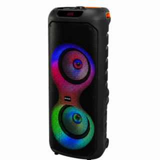Cassa Bluetooth Karaoke 400W con 2 microfoni TWS USB TF radio FM