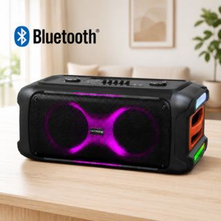 Cassa Bluetooth 340W TWS con 2 microfoni wireless  radio FM