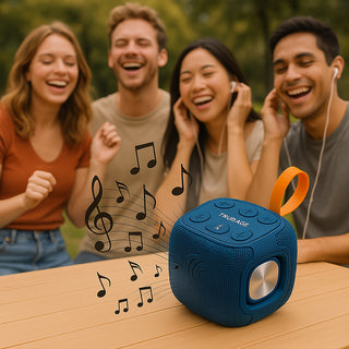 Cassa bluetooth 10W con rodio FM USB SD/TF/AUX ricaricabile IPX6
