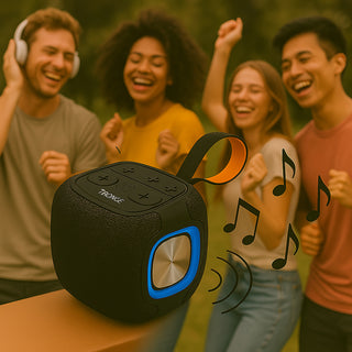 Cassa bluetooth 10W con rodio FM USB SD/TF/AUX ricaricabile IPX6