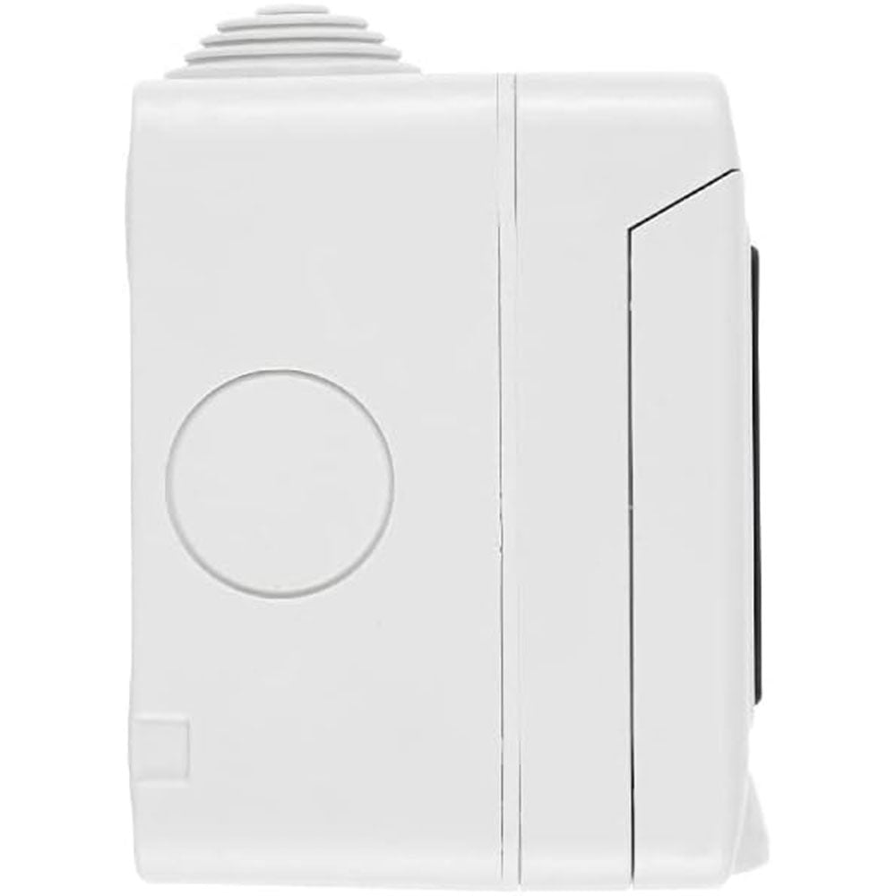 Cassetta con coperchio idrobox per esterno a 2 posti compatibile con matix custodia per interruttori ip55