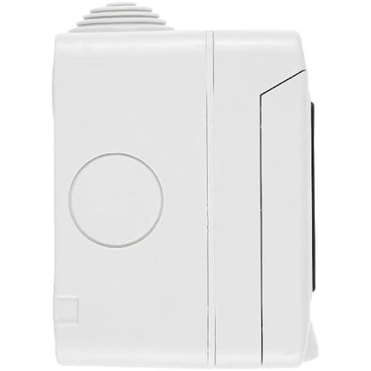 Cassetta con coperchio idrobox per esterno a 2 posti compatibile con matix custodia per interruttori ip55