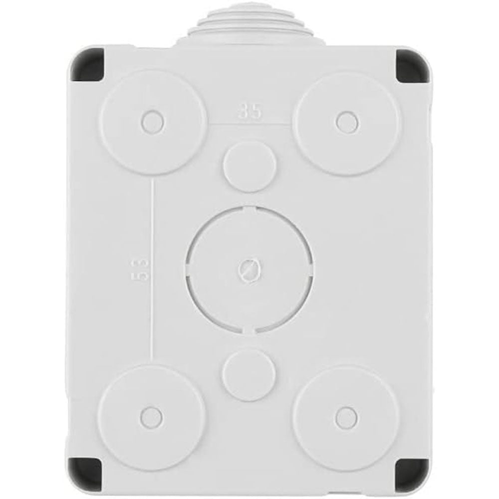 Cassetta con coperchio idrobox per esterno a 2 posti compatibile con matix custodia per interruttori ip55