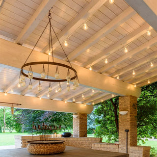 Catena luminosa 10M E27 10 lampadine filamento prolungabile da esterno