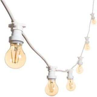 Catena luminosa 15 portalampada E27 luci prolungabile IP54 15 metri