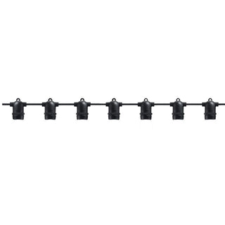 Catena luminosa 15 portalampada E27 luci prolungabile IP54 15 metri