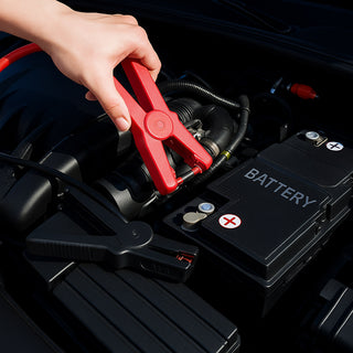 Cavi batteria 3 Mt 220A per avviamento emergenza motore con pinze 16 mm²