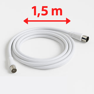 Prolunga antenna coassiale RG59 TV M/F 1.5-3-5-8 m video digitale