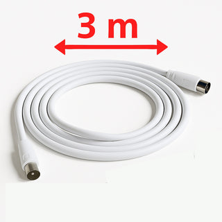 Prolunga antenna coassiale RG59 TV M/F 1.5-3-5-8 m video digitale