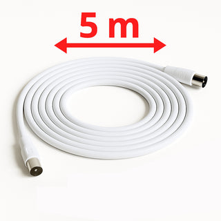 Prolunga antenna coassiale RG59 TV M/F 1.5-3-5-8 m video digitale