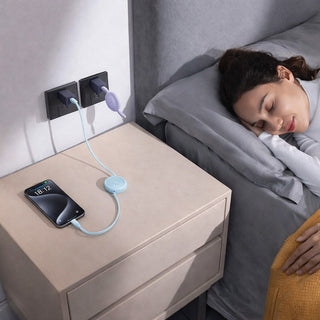 Cavo dati e ricarica Retrattile da 20 cm a 1 mt connettori USB-C a USB-C 100W