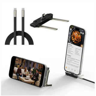 Cavo USB-C ricarica rapida 240W con supporto  pieghevole integrato