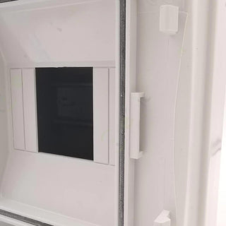 Centralino 4 moduli con portello quadro elettrico a stagno IP65