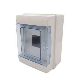Centralino 4 moduli con portello quadro elettrico a stagno IP65
