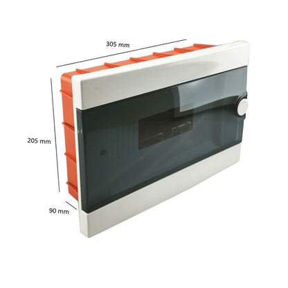 Quadro elettrico da incasso centralino 12 moduli DIN box scatola per interruttori IP40