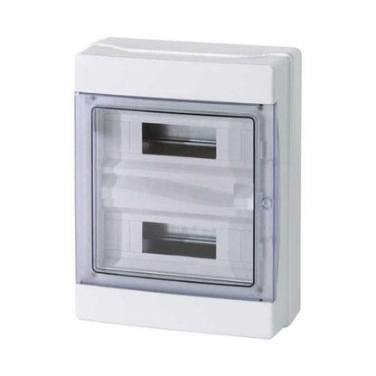 entralino da parete 24 moduli con portello quadro elettrico a stagno IP65 300x400x140 mm