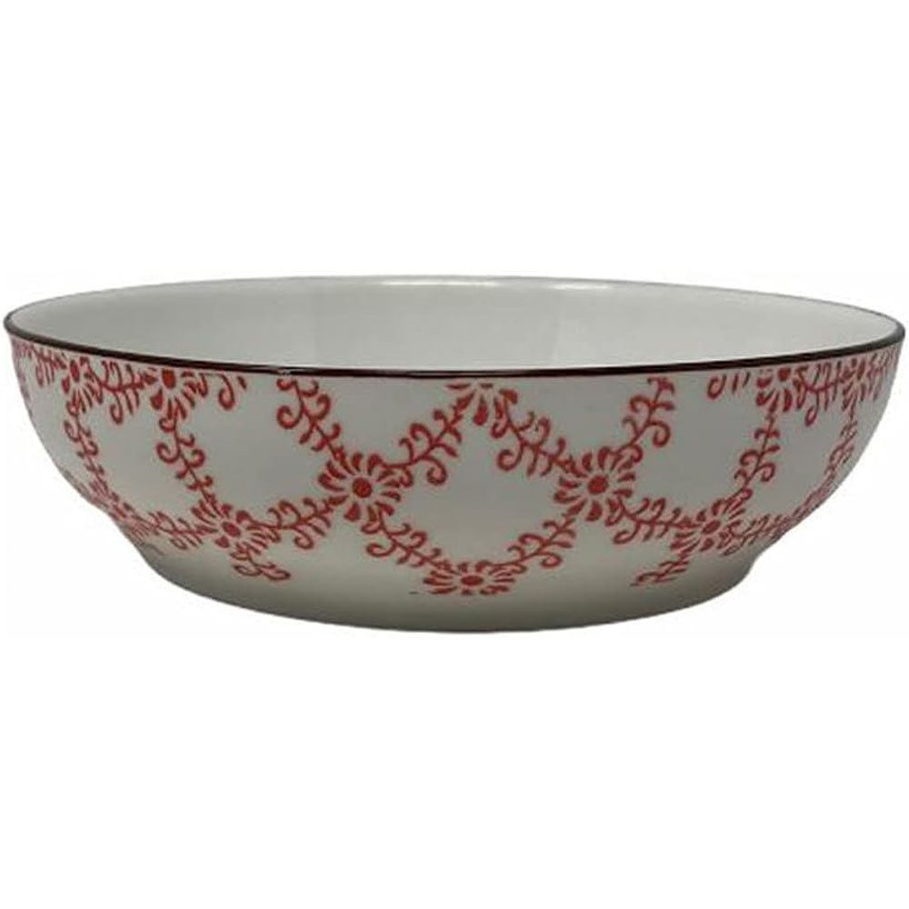 Set 4 ciotole colorate con decorazioni floreale in ceramica per aperitivi snack ciotoline per salse finger food