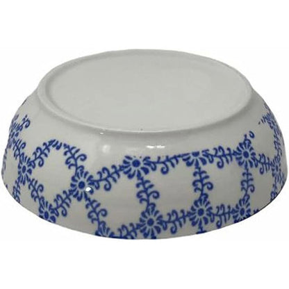 Set 4 ciotole colorate con decorazioni floreale in ceramica per aperitivi snack ciotoline per salse finger food