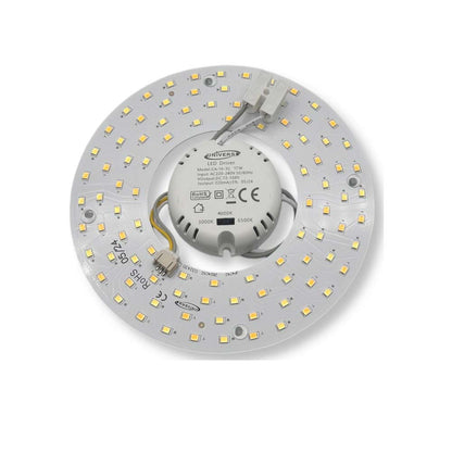 Circolina led modulo circolare 17 watt ricambio neon per plafoniere tecnologia CCT 3 in 1 6500k 3000k 4000k