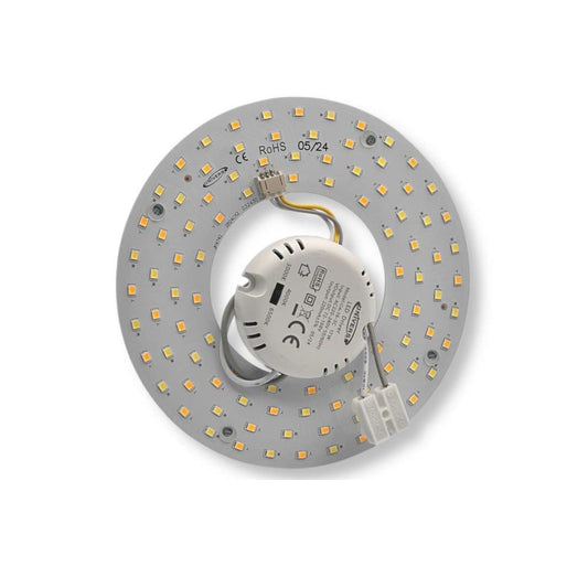 Circolina led modulo circolare 17 watt ricambio neon per plafoniere tecnologia CCT 3 in 1 6500k 3000k 4000k