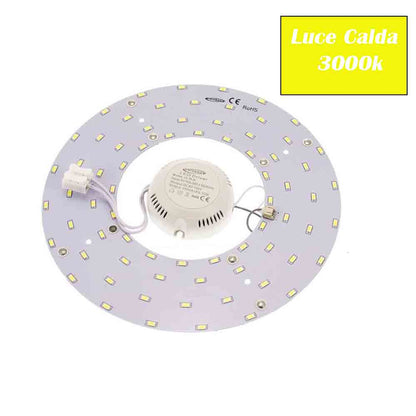 Circolina led 2835 modulo neon circolare 32 watt 265 volt ricambio neon per plafoniere luce calda fredda naturale