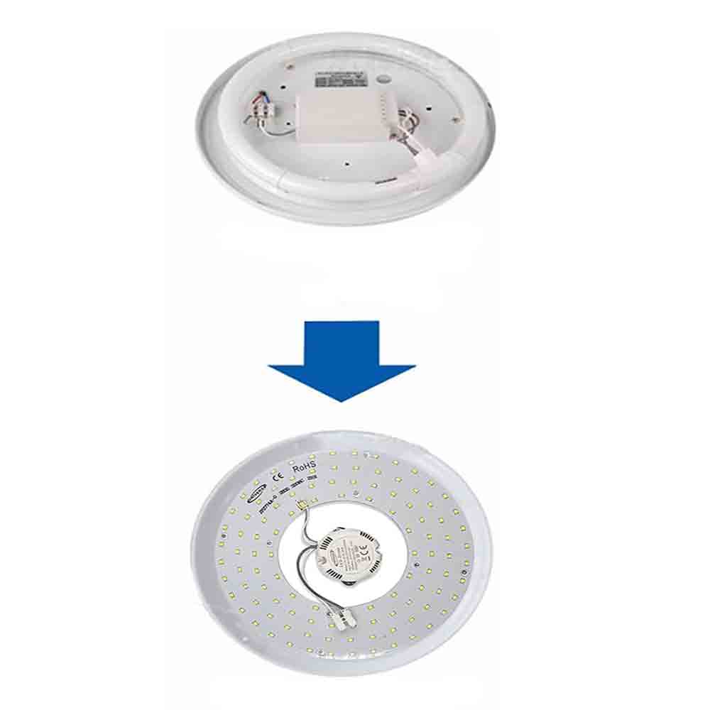 Circolina led 2835 modulo neon circolare 54 watt 265 volt ricambio neon per plafoniere luce calda fredda naturale