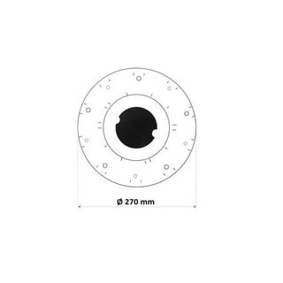 Circolina led modulo circolare 54 watt ricambio neon per plafoniere
