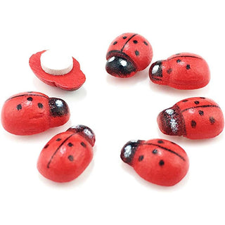 Coccinelle adesive 100 pezzi decorazione biglietti regali bomboniere