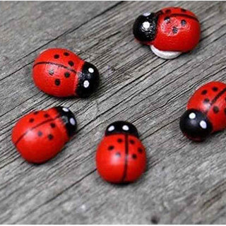 Coccinelle adesive 100 pezzi decorazione biglietti regali bomboniere