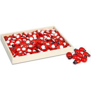 Coccinelle adesive 100 pezzi decorazione biglietti regali bomboniere