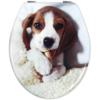 Copriwater universale in legno mdf con cerniere modello Beagle