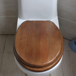 Copriwater universale in legno mdf con cerniere legno chiaro