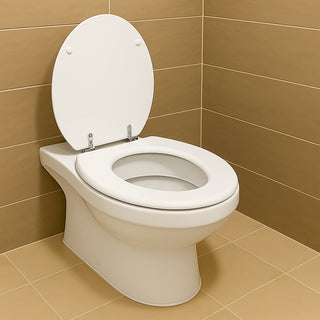 Copriwater universale in legno mdf con cerniere vari colori