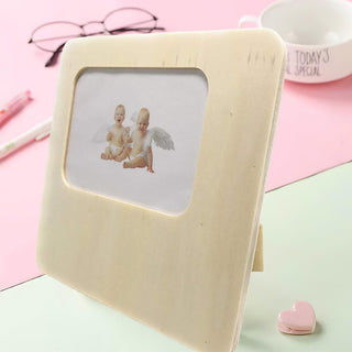 Cornice portafoto in legno da tavolo personalizzabile x decoupage