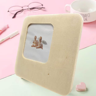 Cornice portafoto in legno da tavolo personalizzabile x decoupage