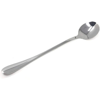 Set 6 cucchiaini manico lungo da cocktail in acciaio posate cucchiaio