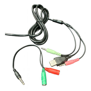 Cuffia gaming compatibilità universale con LED blu e cavo da 2mt