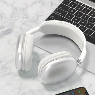 Cuffia bluetooth ricaricabile con microfono scheda TF x pc smarphone