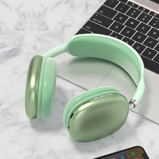 Cuffia bluetooth ricaricabile con microfono scheda TF x pc smarphone