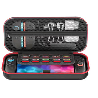 Custodia rigida per consolle 7” porta accessori card video gioco