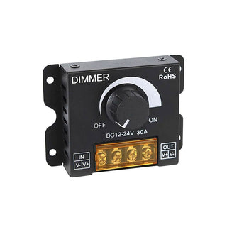 Dimmer per luci led interruttore controller con manopola 12-24V 30A