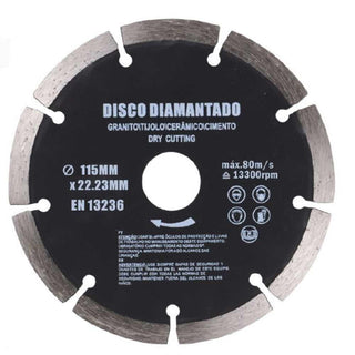 Disco diamantato segmentato180 mm 125  mm 115 mm per tagliapiastrelle smerigliatrice flex lama da taglio piastrelle granito ceramica