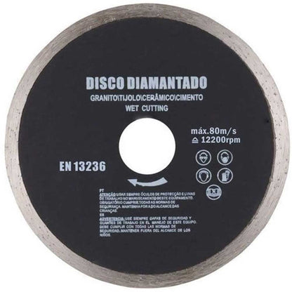 Disco diamantato 115 mm per tagliapiastrelle smerigliatrice flex lama piastrelle granito ceramica