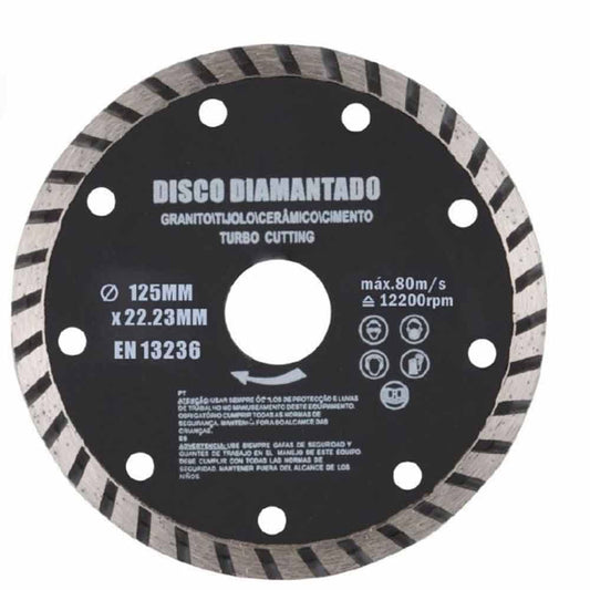 Disco diamantato 125 mm per tagliapiastrelle lama per smerigliatrice flex per tagliare calcestruzzo mattoni cemento piastrelle di ceramica