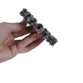 Disco 150mm fili ferro intrecciati spazzola metallica per flex