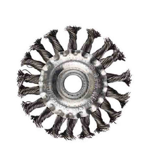 Disco 150mm fili ferro intrecciati spazzola metallica per flex