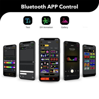 Tabella display LED RGB flessibile programmabile con telecomando App