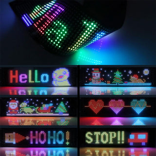 Tabella display LED RGB flessibile programmabile con telecomando App