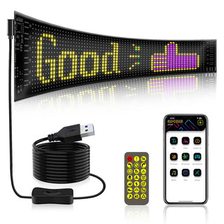 Tabella display LED RGB flessibile programmabile con telecomando App